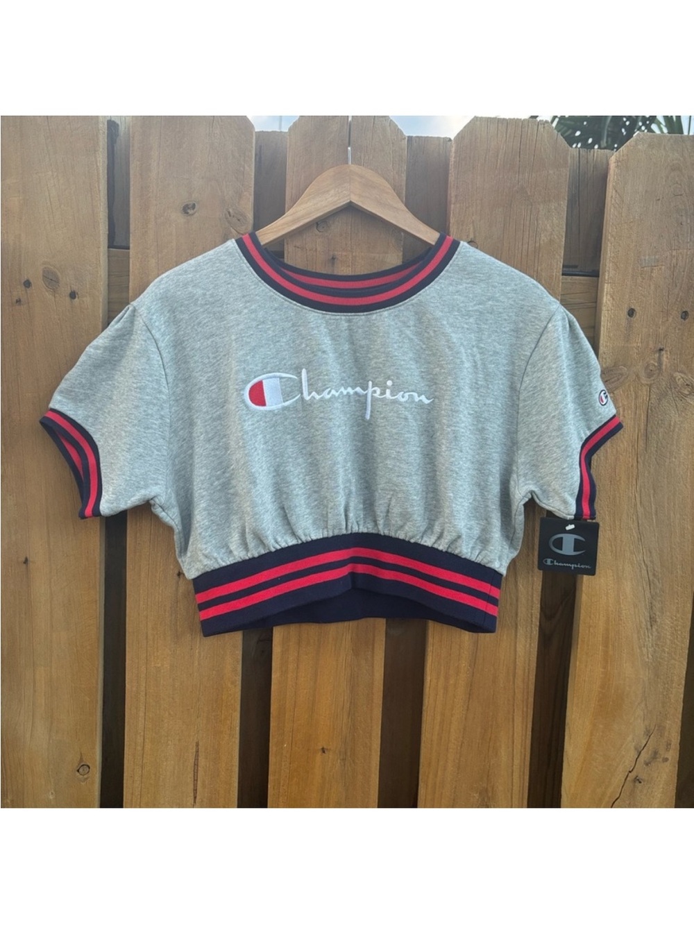 Champion Gray Women’s Cropped Top NWT